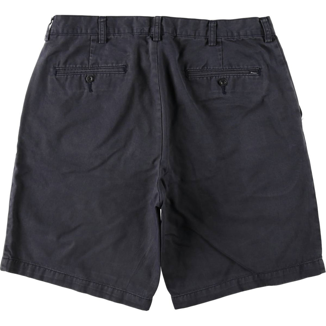 Ralph Lauren POLO RALPH LAUREN Chino Shorts Shorts Men's W36 equivalent cotton navy blue type Vintage Second Hand