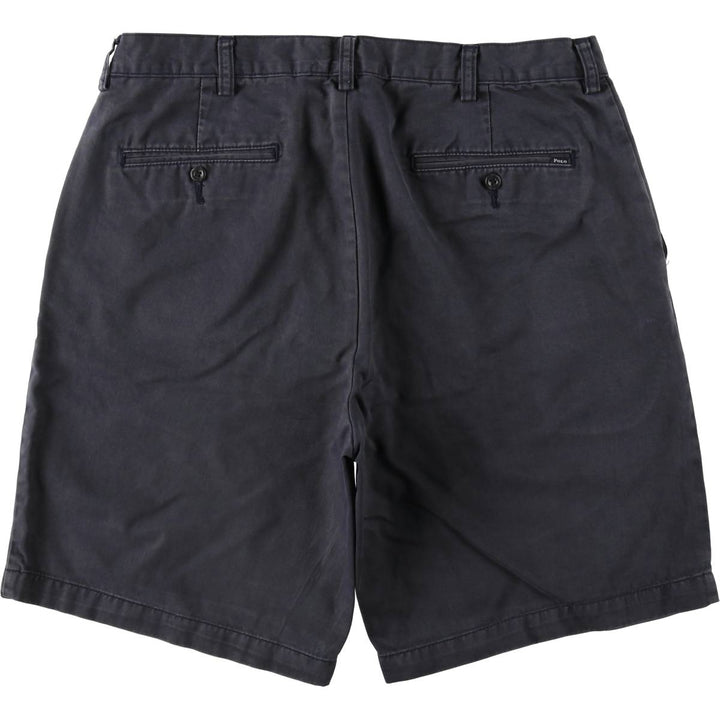 Ralph Lauren POLO RALPH LAUREN Chino Shorts Shorts Men's W36 equivalent cotton navy blue type Vintage Second Hand