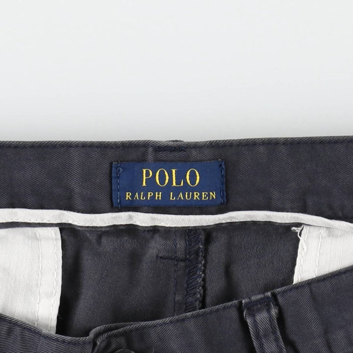 Ralph Lauren POLO RALPH LAUREN Chino Shorts Shorts Men's W36 equivalent cotton navy blue type Vintage Second Hand