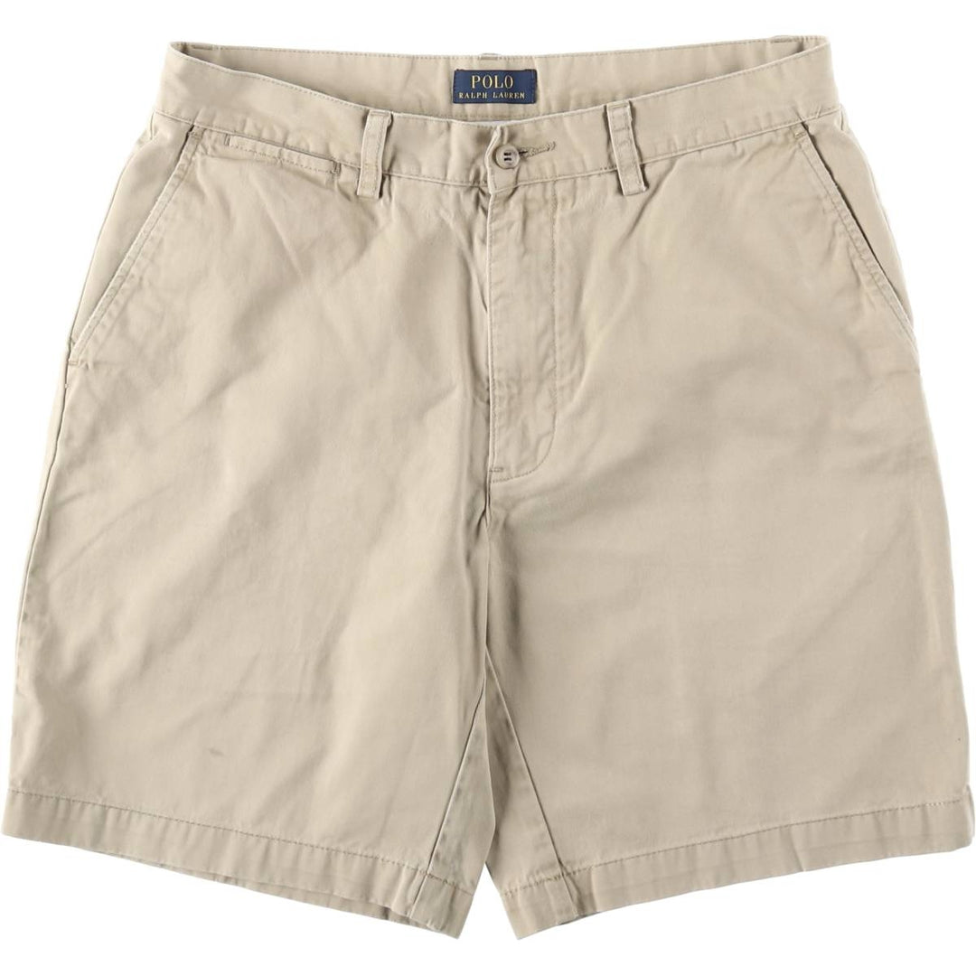 Ralph Lauren POLO RALPH LAUREN Chino Shorts Shorts Men's W34 equivalent cotton Beige type Vintage Second Hand