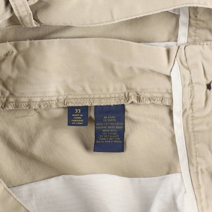Ralph Lauren POLO RALPH LAUREN Chino Shorts Shorts Men's W34 equivalent cotton Beige type Vintage Second Hand