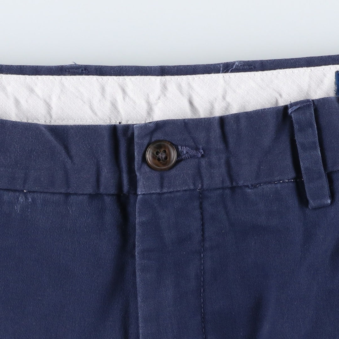 Ralph Lauren POLO RALPH LAUREN STRETCH CLASSIC FIT Chino Shorts (Men's size W34 equivalent) cotton Navy blue Vintage Second Hand