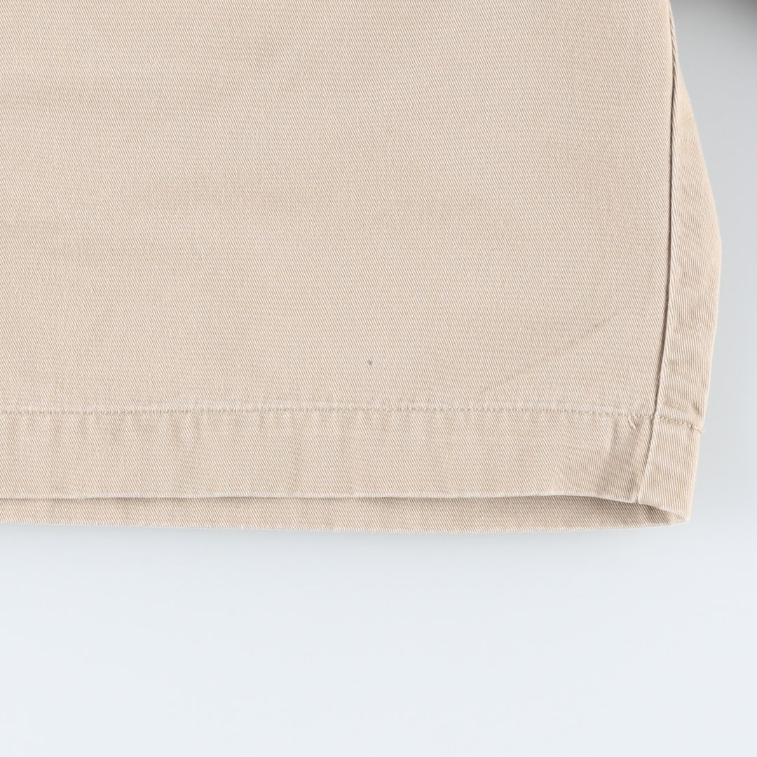 Ralph Lauren Polo Ralph Lauren Two-pleat Chino Shorts, Men's, Size W33 cotton Beige type Vintage Second Hand