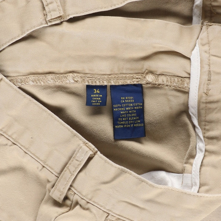 Ralph Lauren POLO RALPH LAUREN Chino Shorts Shorts Men's W35 equivalent cotton Beige type Vintage Second Hand
