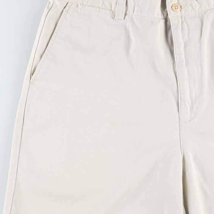 Ralph Lauren POLO by Ralph Lauren PHILIP SHORT Chino Shorts, Men's Size W36 cotton ivory Vintage Second Hand