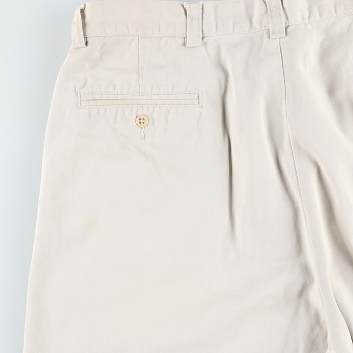 Ralph Lauren POLO by Ralph Lauren PHILIP SHORT Chino Shorts, Men's Size W36 cotton ivory Vintage Second Hand