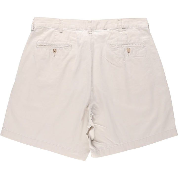 Ralph Lauren POLO by Ralph Lauren ANDREW SHORT Two-pleat chino shorts, short pants, men's size W35 cotton Beige type Vintage Second Hand