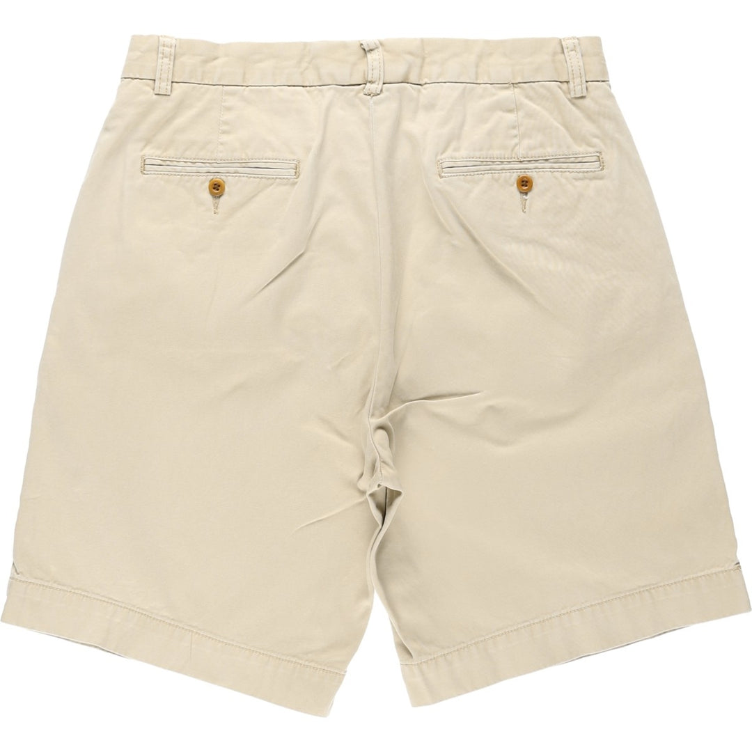Ralph Lauren POLO by Ralph Lauren Two-pleat Chino Shorts Shorts Men's W32 equivalent cotton Beige type Vintage Second Hand