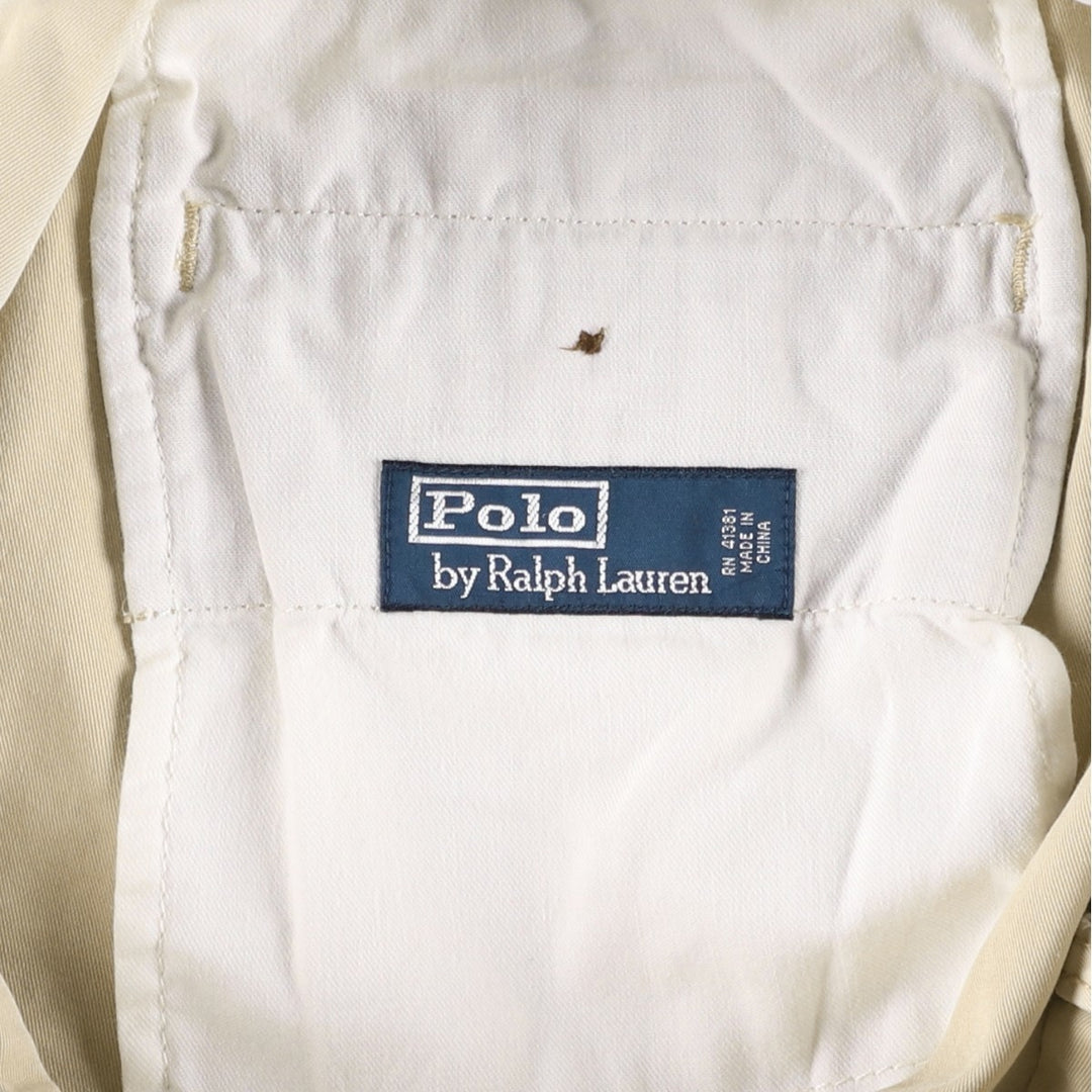 Ralph Lauren POLO by Ralph Lauren Two-pleat Chino Shorts Shorts Men's W32 equivalent cotton Beige type Vintage Second Hand