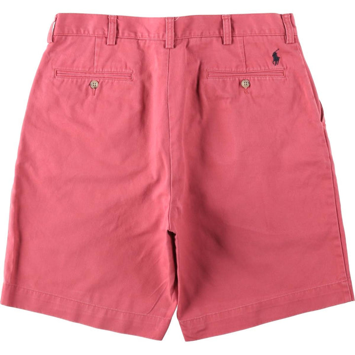 Ralph Lauren POLO by Ralph Lauren Chino Shorts Shorts Men's W34 equivalent cotton red type Vintage Second Hand