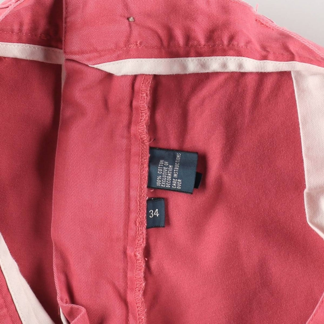 Ralph Lauren POLO by Ralph Lauren Chino Shorts Shorts Men's W34 equivalent cotton red type Vintage Second Hand