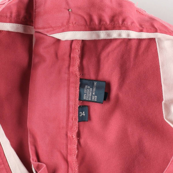 Ralph Lauren POLO by Ralph Lauren Chino Shorts Shorts Men's W34 equivalent cotton red type Vintage Second Hand