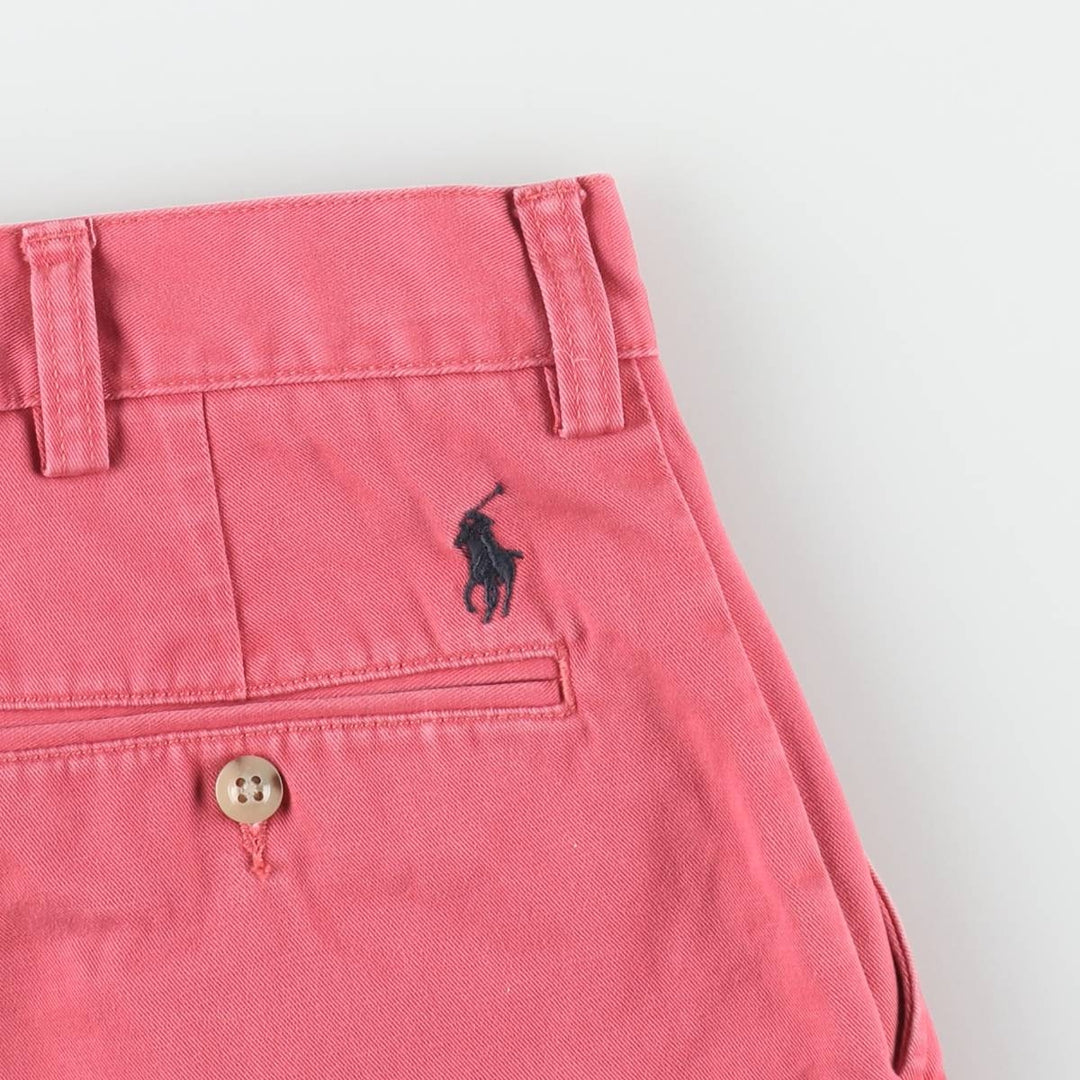 Ralph Lauren POLO by Ralph Lauren Chino Shorts Shorts Men's W34 equivalent cotton red type Vintage Second Hand