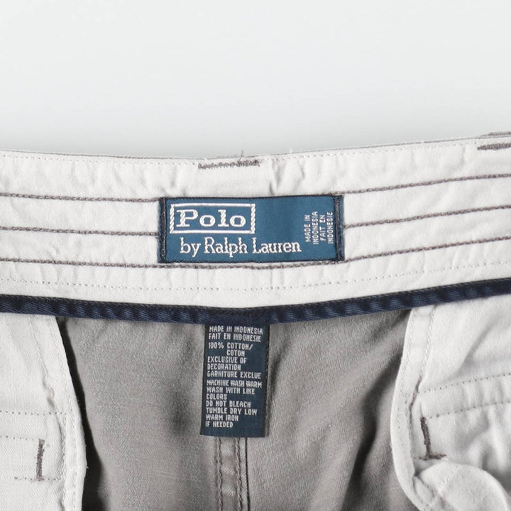 Ralph Lauren POLO by Ralph Lauren cargo shorts, short pants, men's size w38 cotton gray type Vintage Second Hand
