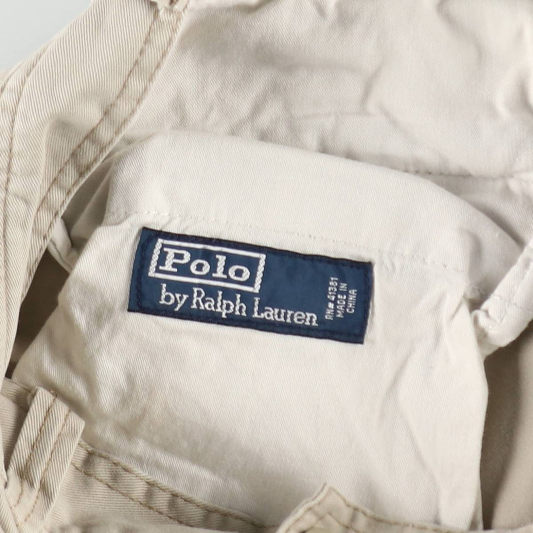 Ralph Lauren POLO by Ralph Lauren Chino Cargo Shorts, Men's Size W31 (approx.) cotton Beige type Vintage Second Hand