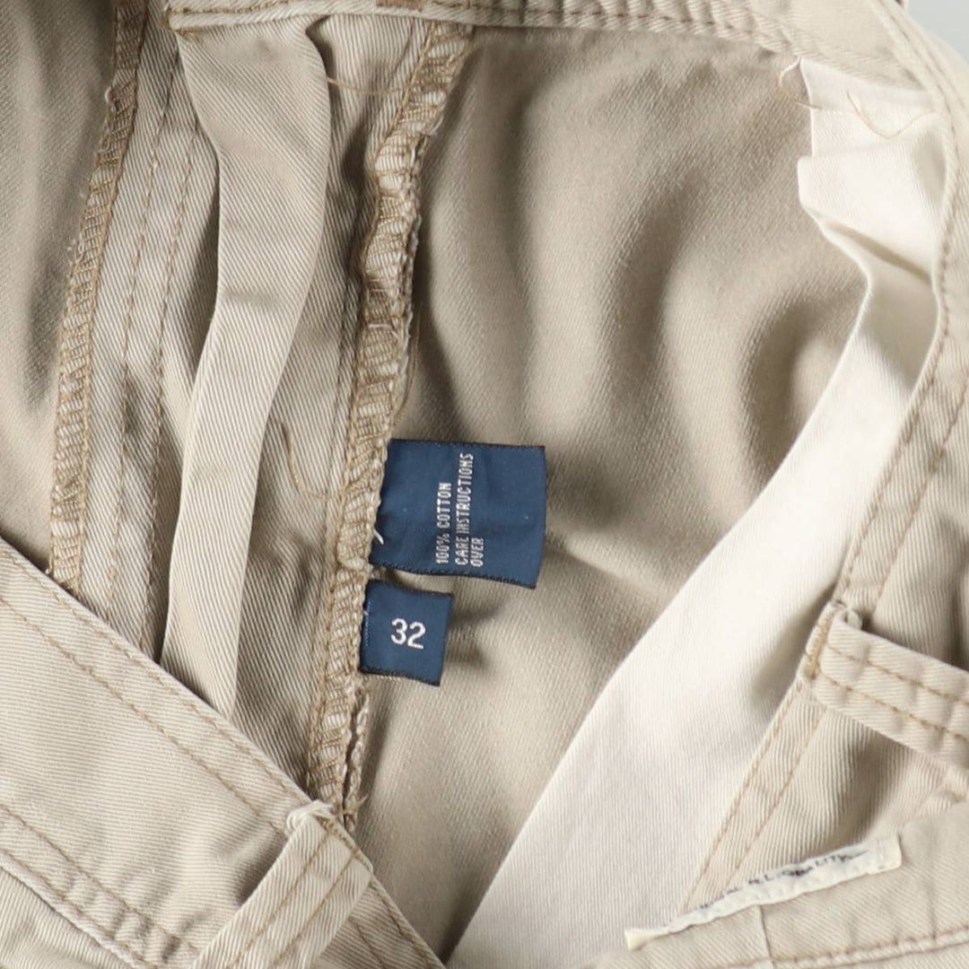 Ralph Lauren POLO by Ralph Lauren Chino Cargo Shorts, Men's Size W31 (approx.) cotton Beige type Vintage Second Hand