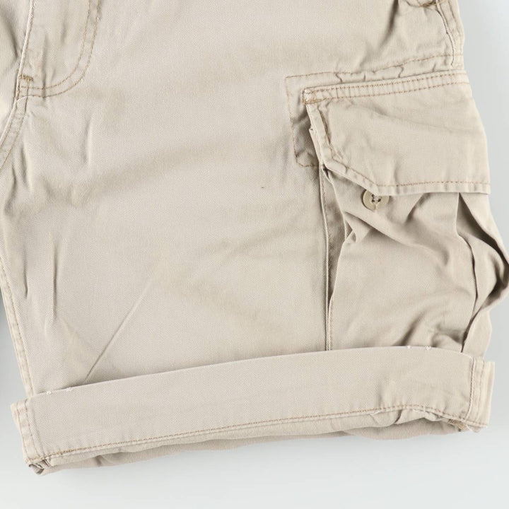 Ralph Lauren POLO by Ralph Lauren Chino Cargo Shorts, Men's Size W31 (approx.) cotton Beige type Vintage Second Hand