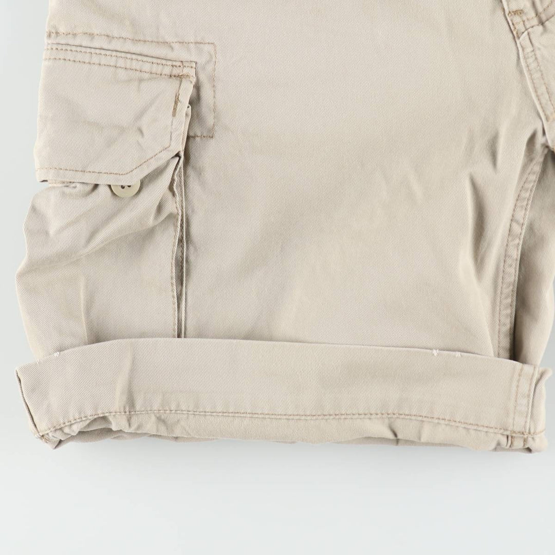 Ralph Lauren POLO by Ralph Lauren Chino Cargo Shorts, Men's Size W31 (approx.) cotton Beige type Vintage Second Hand