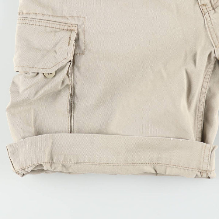 Ralph Lauren POLO by Ralph Lauren Chino Cargo Shorts, Men's Size W31 (approx.) cotton Beige type Vintage Second Hand