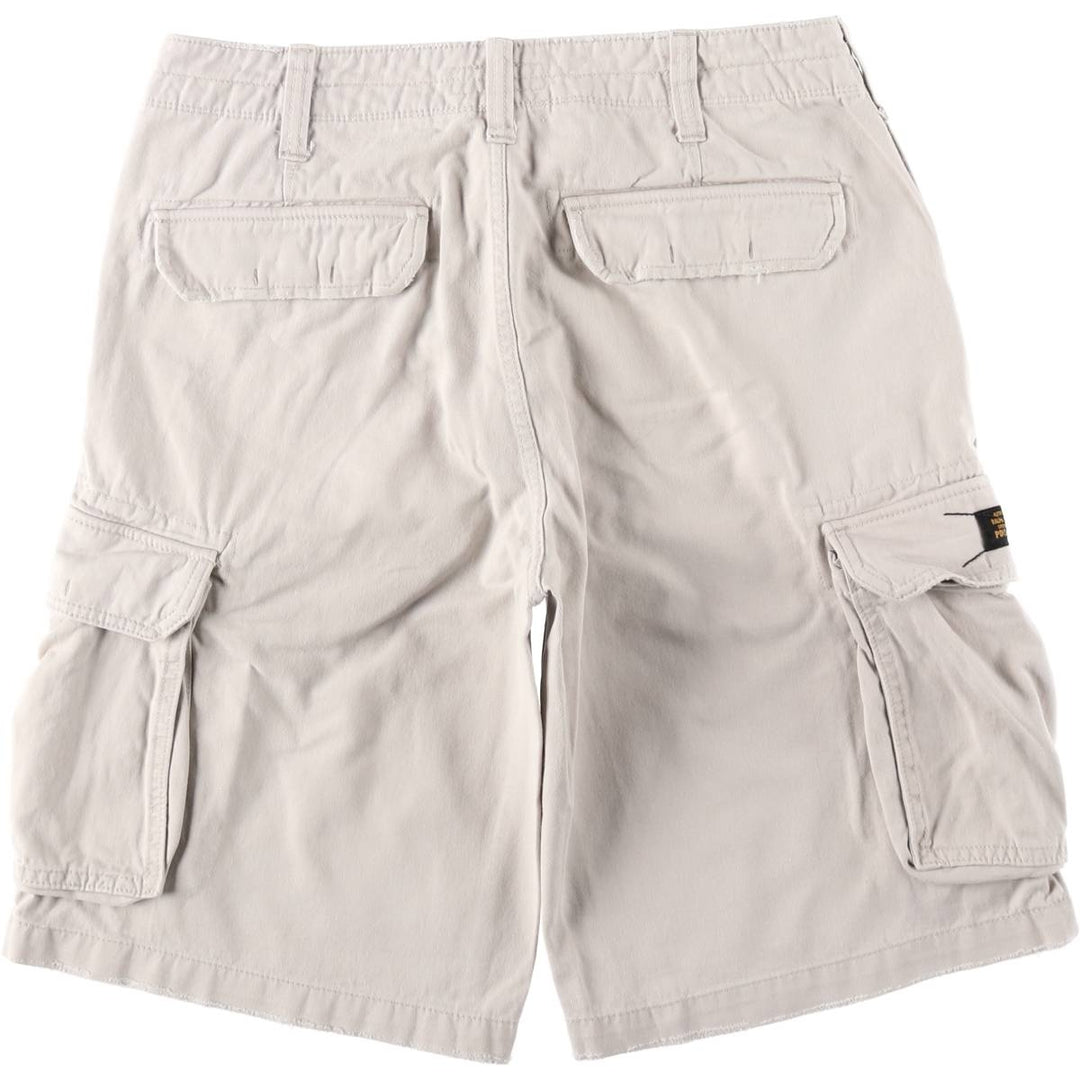 2000'S Ralph Lauren POLO JEANS COMPANY cargo shorts, men's size W33 (approx.) cotton Beige type Vintage Second Hand