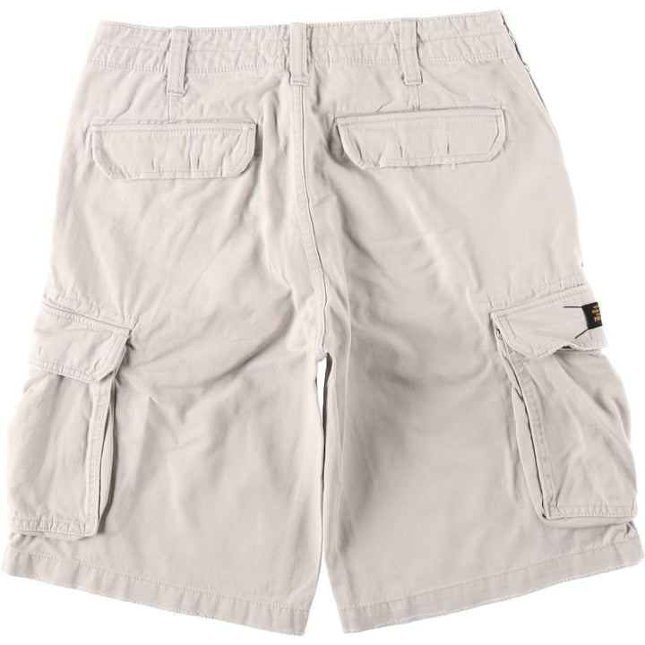 2000'S Ralph Lauren POLO JEANS COMPANY cargo shorts, men's size W33 (approx.) cotton Beige type Vintage Second Hand