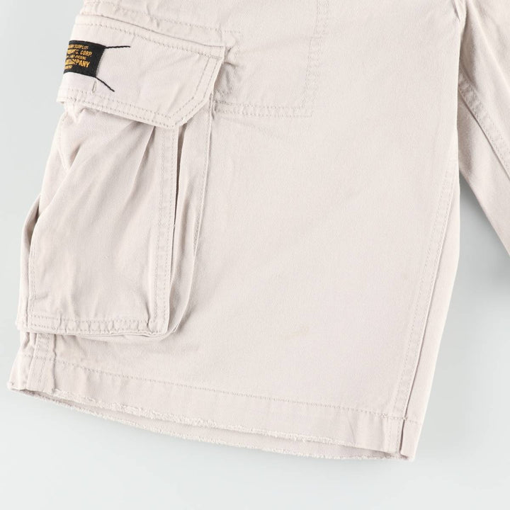 2000'S Ralph Lauren POLO JEANS COMPANY cargo shorts, men's size W33 (approx.) cotton Beige type Vintage Second Hand