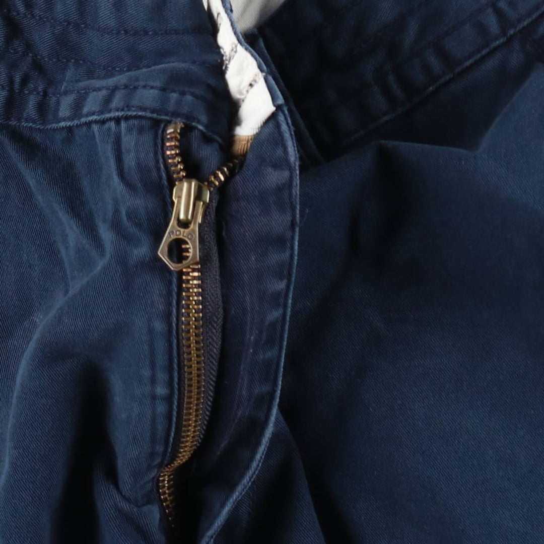 Ralph Lauren POLO by Ralph Lauren cargo shorts, half pants, men's size w33 cotton Navy blue Vintage Second Hand