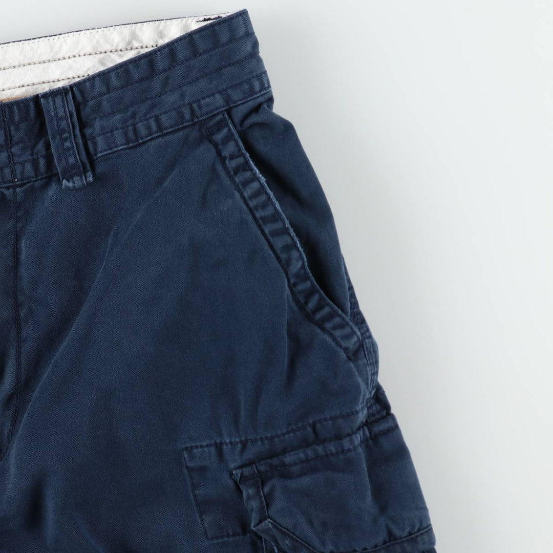 Ralph Lauren POLO by Ralph Lauren cargo shorts, half pants, men's size w33 cotton Navy blue Vintage Second Hand