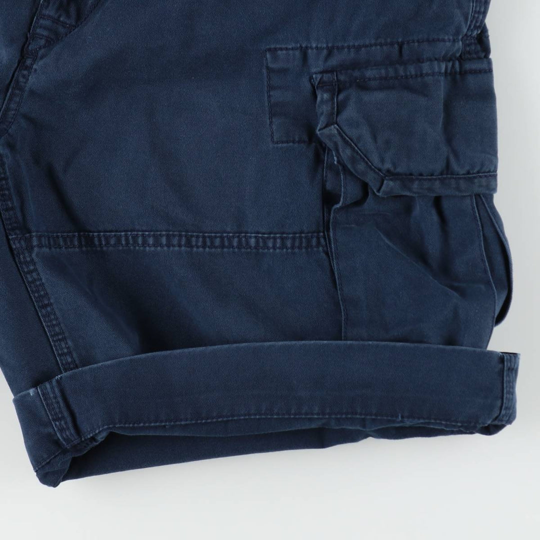 Ralph Lauren POLO by Ralph Lauren cargo shorts, half pants, men's size w33 cotton Navy blue Vintage Second Hand