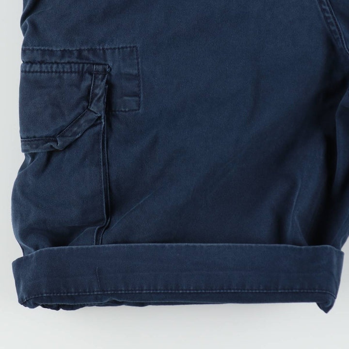 Ralph Lauren POLO by Ralph Lauren cargo shorts, half pants, men's size w33 cotton Navy blue Vintage Second Hand