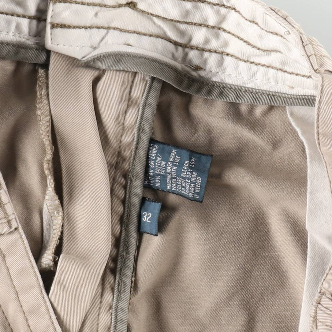 Ralph Lauren POLO by Ralph Lauren cargo shorts, short pants, men's size w32 cotton Beige type Vintage Second Hand