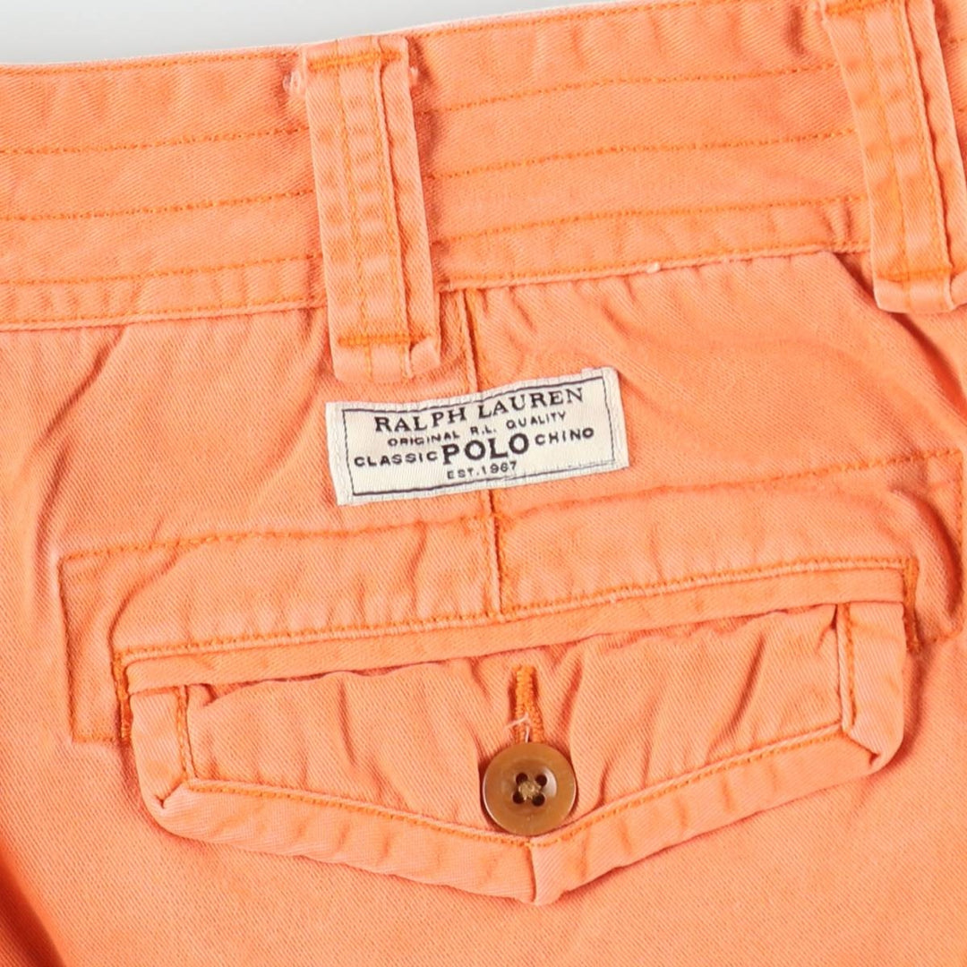 Ralph Lauren POLO by Ralph Lauren GELLAR FATIGUE SHORT Cargo Shorts, Men's W35 equivalent. cotton orange type Vintage Second Hand