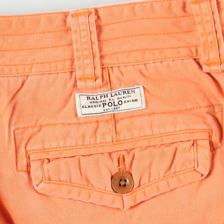 Ralph Lauren POLO by Ralph Lauren GELLAR FATIGUE SHORT Cargo Shorts, Men's W35 equivalent. cotton orange type Vintage Second Hand