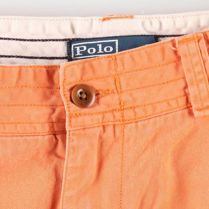 Ralph Lauren POLO by Ralph Lauren GELLAR FATIGUE SHORT Cargo Shorts, Men's W35 equivalent. cotton orange type Vintage Second Hand