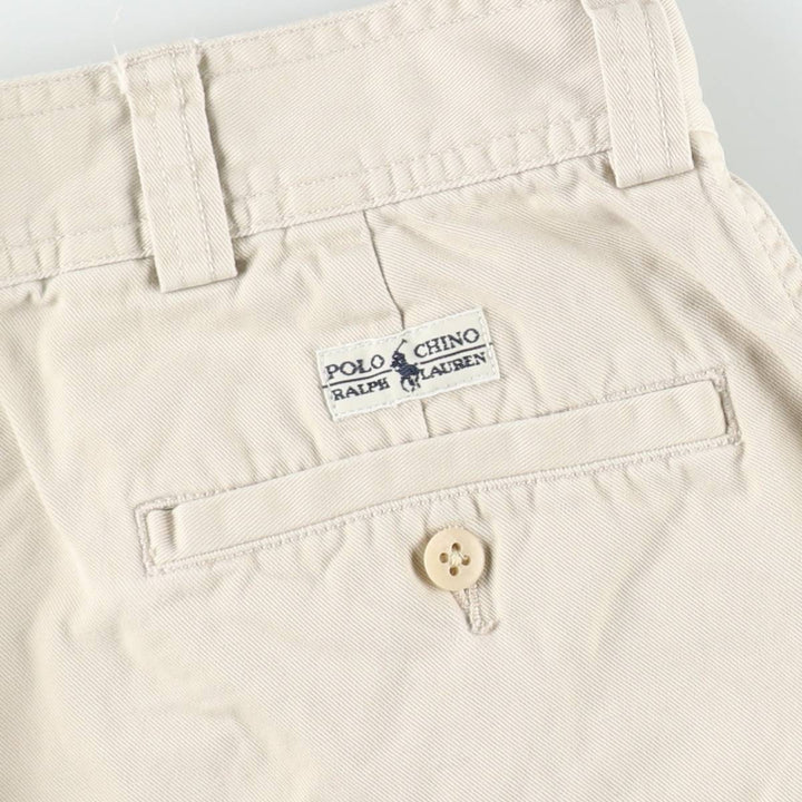 Ralph Lauren POLO by Ralph Lauren cargo shorts, short pants, men's size w34 cotton Beige type Vintage Second Hand