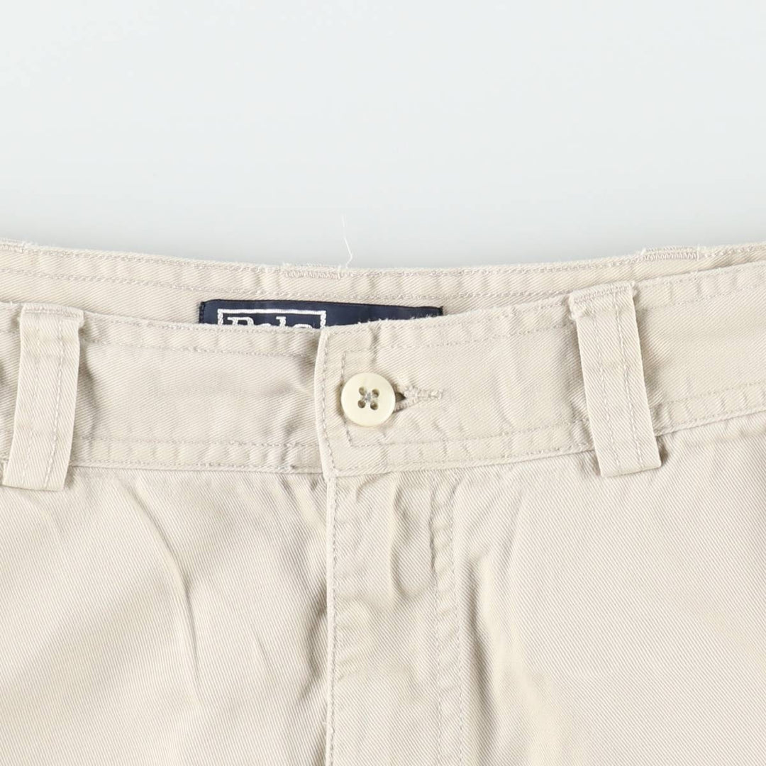 Ralph Lauren POLO by Ralph Lauren cargo shorts, short pants, men's size w34 cotton Beige type Vintage Second Hand