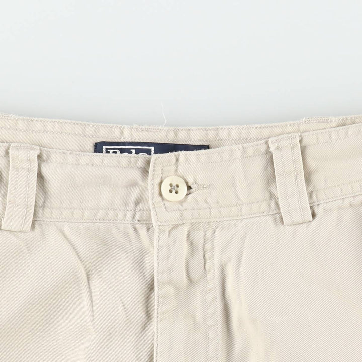 Ralph Lauren POLO by Ralph Lauren cargo shorts, short pants, men's size w34 cotton Beige type Vintage Second Hand