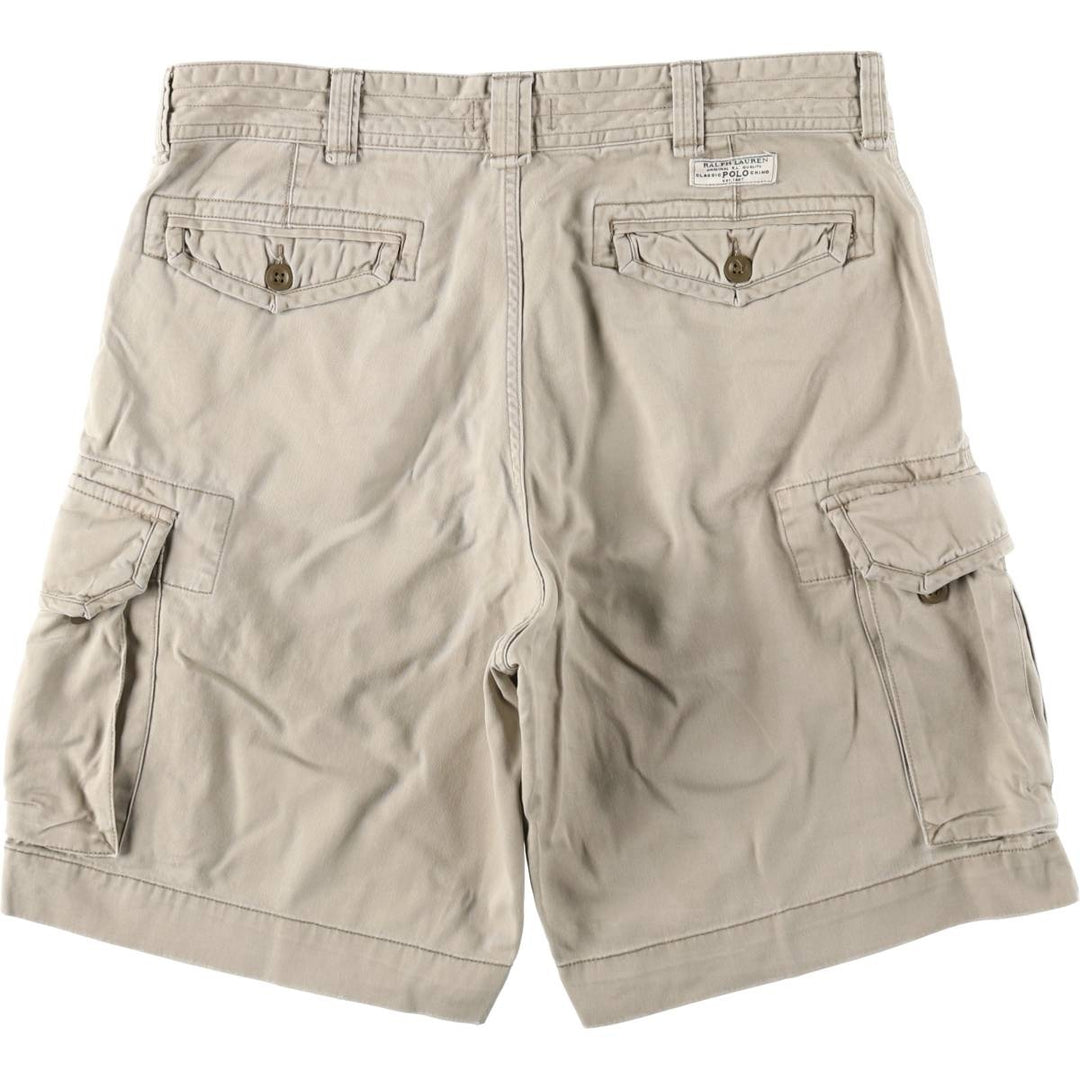 Ralph Lauren POLO by Ralph Lauren cargo shorts, short pants, men's w37 equivalent cotton Beige type Vintage Second Hand
