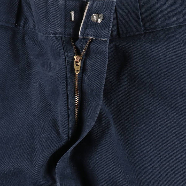 Dickies Loose Fit Work Shorts, Half Pants, Men's, W34 equivalent polyester navy blue type Vintage Second Hand
