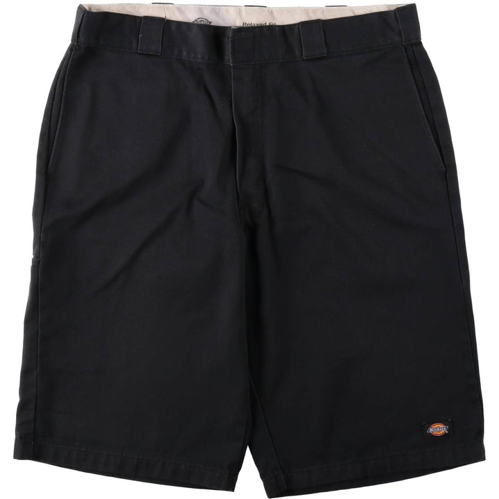Dickies Relaxed Fit Work Shorts, Half Pants, Men's, W37 equivalent unclear black type Vintage Second Hand