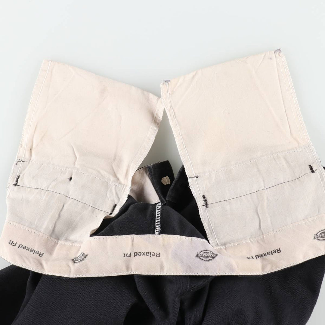 Dickies Relaxed Fit Work Shorts, Half Pants, Men's, W37 equivalent unclear black type Vintage Second Hand