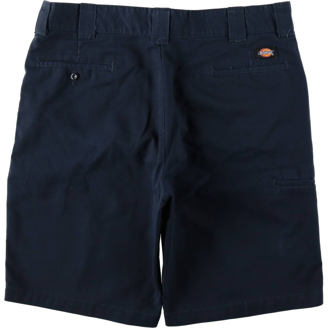 Dickies Relaxed Fit Work Shorts (Men's, equivalent to W38) polyester navy blue type Vintage Second Hand