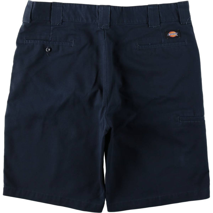 Dickies Relaxed Fit Work Shorts (Men's, equivalent to W38) polyester navy blue type Vintage Second Hand