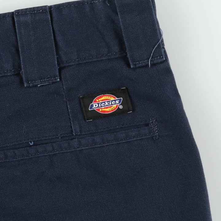 Dickies Relaxed Fit Work Shorts (Men's, equivalent to W38) polyester navy blue type Vintage Second Hand