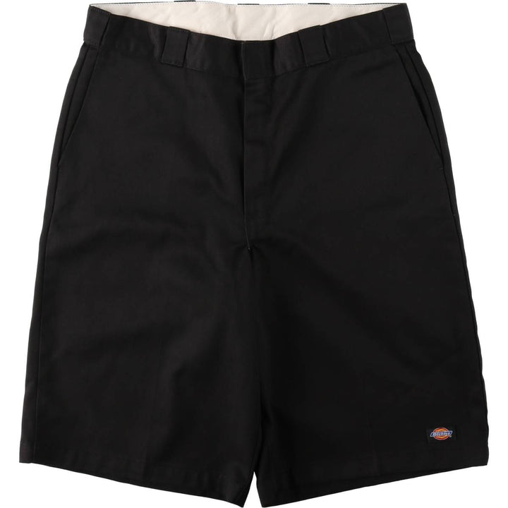 Dickies Work Shorts, Half Pants, Men's, W36 equivalent polyester black type Vintage Second Hand