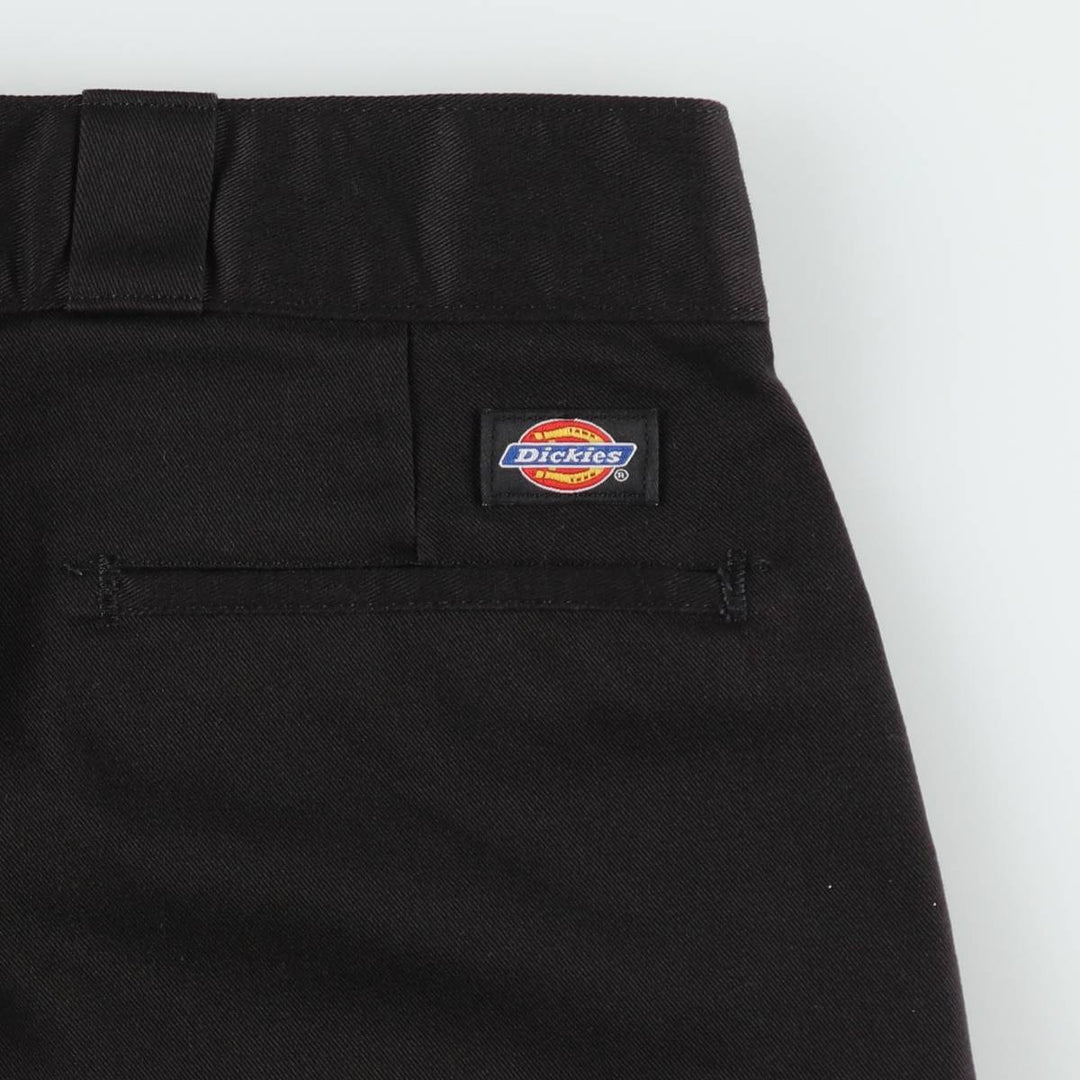 Dickies Work Shorts, Half Pants, Men's, W36 equivalent polyester black type Vintage Second Hand