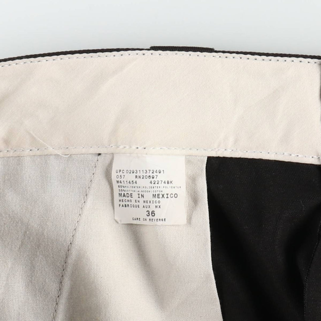 Dickies Work Shorts, Half Pants, Men's, W36 equivalent polyester black type Vintage Second Hand