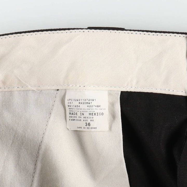 Dickies Work Shorts, Half Pants, Men's, W36 equivalent polyester black type Vintage Second Hand