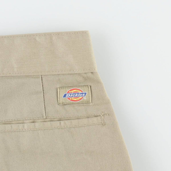 Dickies two-pleat work shorts, men's size W38 (approx.) unclear Beige type Vintage Second Hand