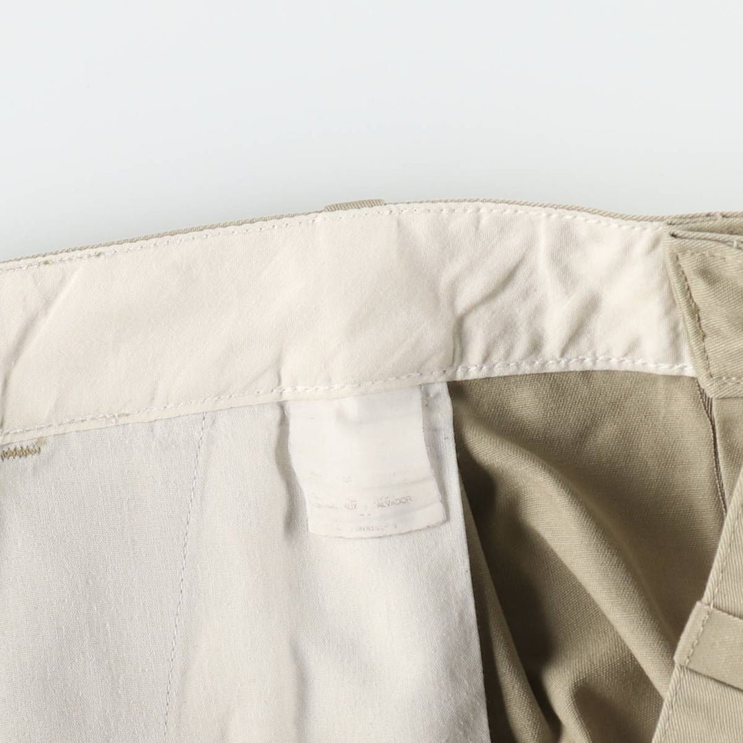Dickies two-pleat work shorts, men's size W38 (approx.) unclear Beige type Vintage Second Hand